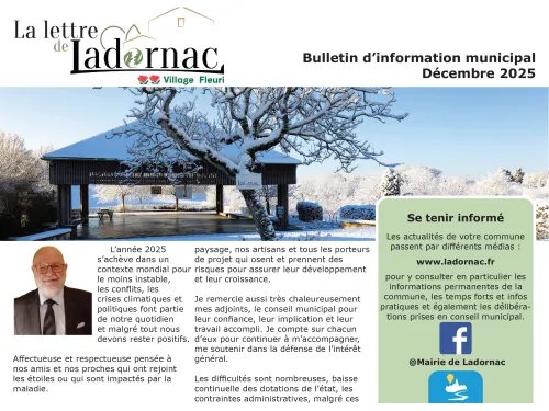 La lettre de Ladornac - D&eacute;cembre 2025