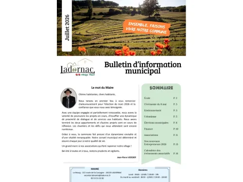 La lettre de Ladornac - Juillet 2026