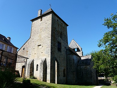 L'église de la commune de Ladornac.